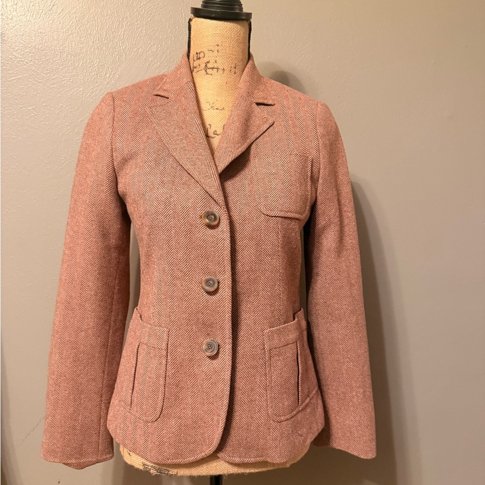 Faconnable Women's Blazer in Soft Pink
